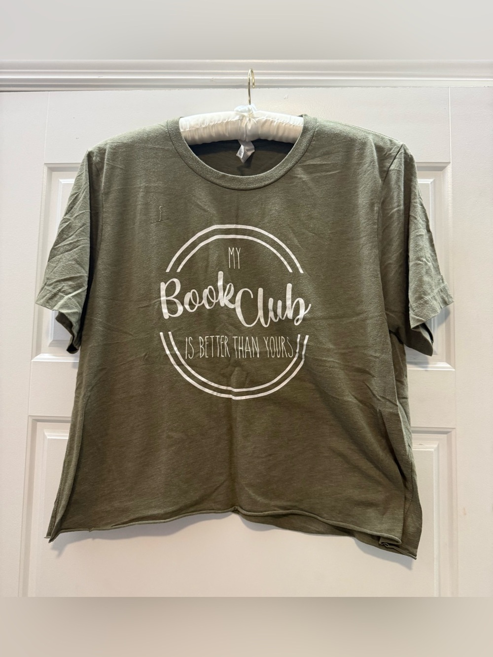 Unbranded Olive Green Tee, sz lg
